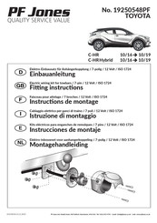 PF Jones 19250548PF Instrucciones De Montaje