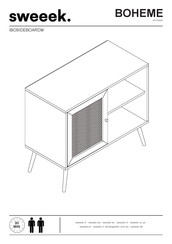 sweeek. BOHEME IBOSIDEBOARDM Instrucciones De Montaje