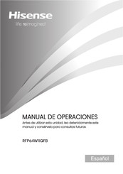 Hisense RFP6W1IQFB Manual De Operaciones