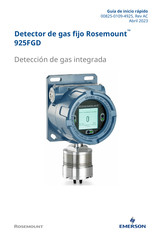 Emerson Rosemount 925FGD Guia De Inicio Rapido