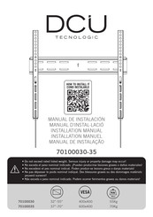 DCU Tecnologic 70100035 Manual De Instalación