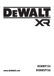 DeWalt DCMWSP156W2 Manual