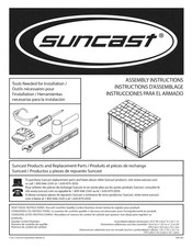 Suncast bms4700 Instrucciones Para El Armado