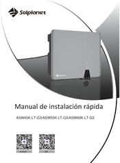 Solplanet ASW50K-LT-G3 Manual De Instalación Rápida