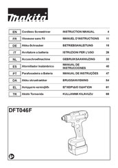 Makita DFT046F Manual De Instrucciones