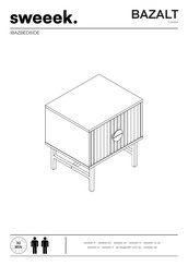 sweeek. BAZALT IBAZBEDSIDE Instrucciones De Montaje