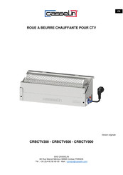 Casselin CRBCTV600 Manual