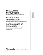 Thermador PH42CS/01 Instrucciones De Instalación