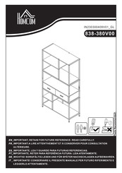 HOMCOM 838-380V00 Instrucciones De Montaje