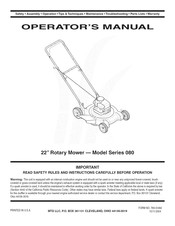 MTD 11A-084E729 Manual Del Operador