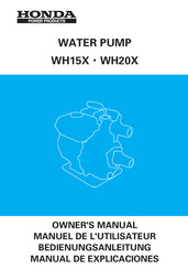 Honda WH15X Manual De Explicaciones