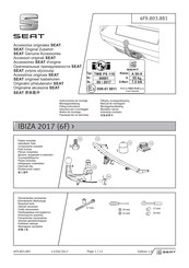 Seat 6F9.803.881 Instrucciones De Montaje