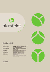 Blumfeldt Heat Guru 3000 Manual Del Usuario
