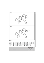 Grohe Atrio 20 019 Manual Del Usuario