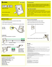 Steren LAM-830 Manual De Instrucciones