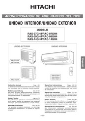 Hitachi RAC-07GH4 Manual De Instrucciones