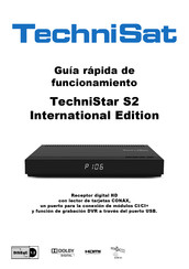 TechniSat S2 International Edition Guía Rápida De Funcionamiento