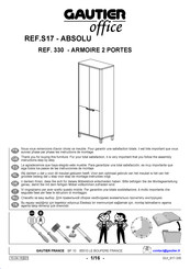 Gautier Office 330 Instrucciones De Montaje