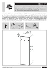 ML MEBLE HYGA 07 Instrucciones De Montaje