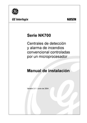 GE Interlogix KISEN NK700 Serie Manual De Instalación