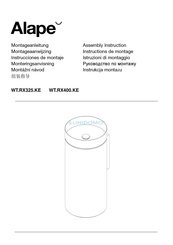 Alape WT.RX325.KE Instrucciones De Montaje