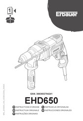 Erbauer EHD650 Instrucciones Originales