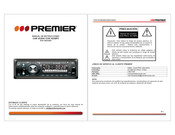 Premier SCR-3962USID Manual De Instrucciones