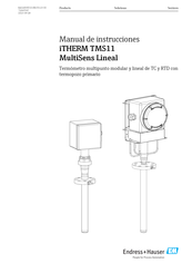Endress+Hauser iTHERM TMS11 MultiSens Lineal Manual De Instrucciones