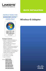 Cisco Systems Linksys WUSB54GC Instalación Rápida