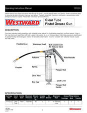 Westward 15F203 Instrucciones De Servicio