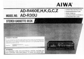 Aiwa AD-R460G Instrucciones De Manejo