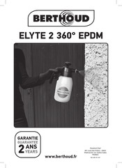 Berthoud ELYTE 2 360 EPDM Manual Del Usuario