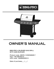 BBQ Pro 23676 Manual Del Propietário