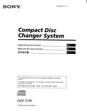 Sony CDX-71RF Manual De Instrucciones