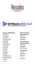 Hercules STREAM 200 XLR Manual Del Usuario