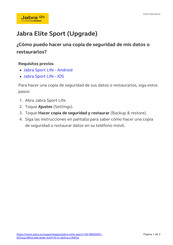 Jabra Elite Sport Guia De Inicio Rapido