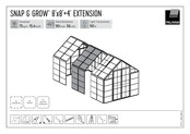 Palram SNAP & GROW 8'x8'+4' Manual Del Usuario