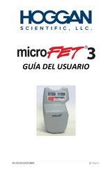 Hoggan Scientific microFET 3 Guia Del Usuario