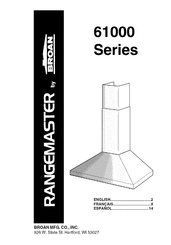 Broan RANGEMASTER 619004 Manual Del Usuario