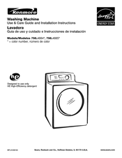 Kenmore 796.4885 Serie Guia De Uso Y Cuidado E Instrucciones De Instalacion