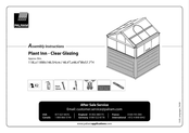 Palram Plant Inn - Clear Glazing Instrucciones De Montaje