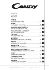 Candy FCXP645 Instrucciones De Uso