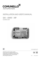 Comunello CU 230V HP Instrucciones De Uso Y De Instalacion