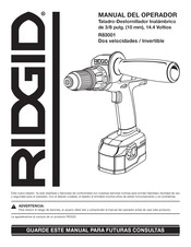 RIDGID R83001 Manual Del Operador