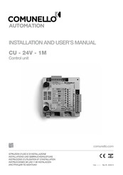 Comunello CU 24V 1M Instrucciones De Uso Y De Instalacion