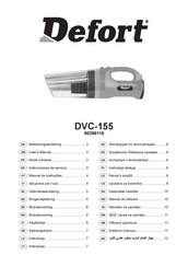 Defort DVC-155 Instrucciones De Servicio