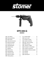 Stomer Professional SPD-655-Q Instrucciones De Servicio