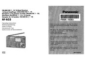 Panasonic RF-B33 Instrucciones De Funcionamiento