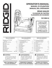 RIDGID R213BN18 Manual Del Operador