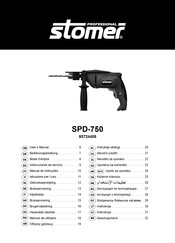 Stomer Professional SPD-750 Instrucciones De Servicio